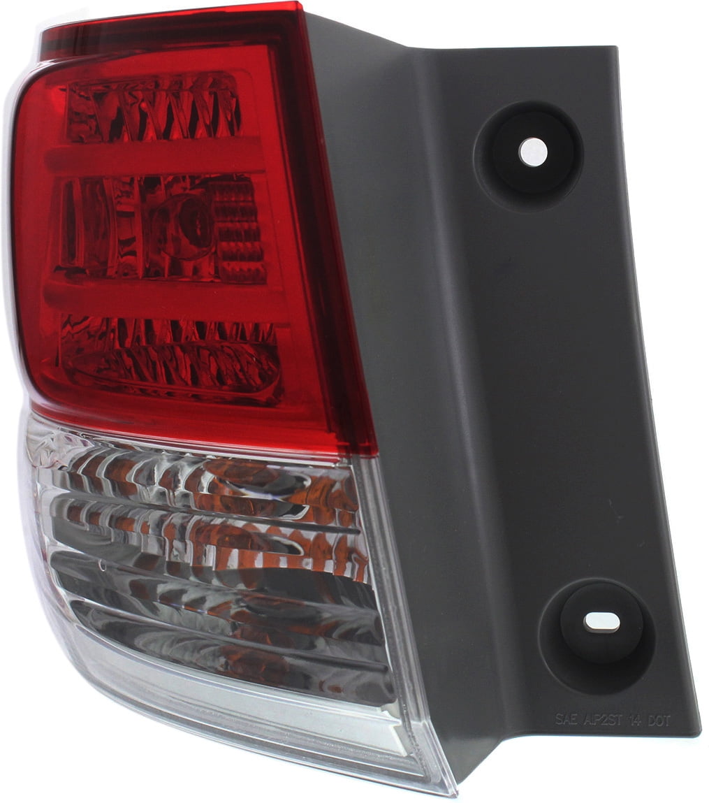 Tail Light Compatible With 2014-2017 Honda Odyssey Left Driver Side, Outer With bulb(s)