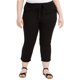thumbnail image 1 of Style & Co. Pantalones casuales con cinta de sarga para mujer, negro, 18W Style & Co. Trousers, 1 of 2