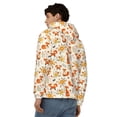 thumbnail image 4 of Naloa Flower Fox Men’s Hoodies, Zip up Hoodie, Sweatshirts,Hoodies for Men Sizes S-3XL-Small, 4 of 5
