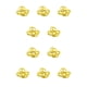 thumbnail image 3 of Sonducket 20 piezas de anillos para el cabello, sin costuras, de alta elasticidad, decorativos, sin enganches, para coletas, para mujeres y Amarillo 10piezas, 3 of 6