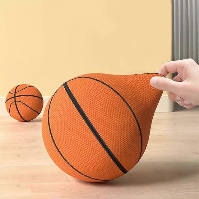 Pelotas de baloncesto silenciosas de espuma The Handleshh para interior, silenciosas, coloridas, 24 cm