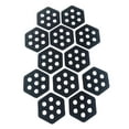 thumbnail image 5 of Kuntesetty 12Pcs Hexagon Surfboard Traction Pads Anti Slip Mat Premium Decking Accessories Deck Grips Deck Pads for Grip Surf Paddleboard black, 5 of 9