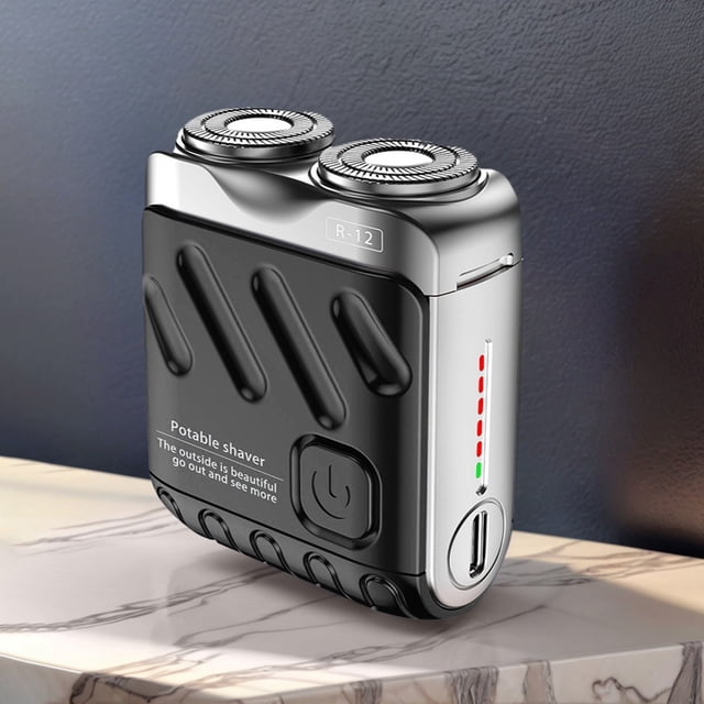 Rasoir Mini de Poche pour Hommes Rasoir Cool Rasage Humide et Sec Rasoir Sans Fil