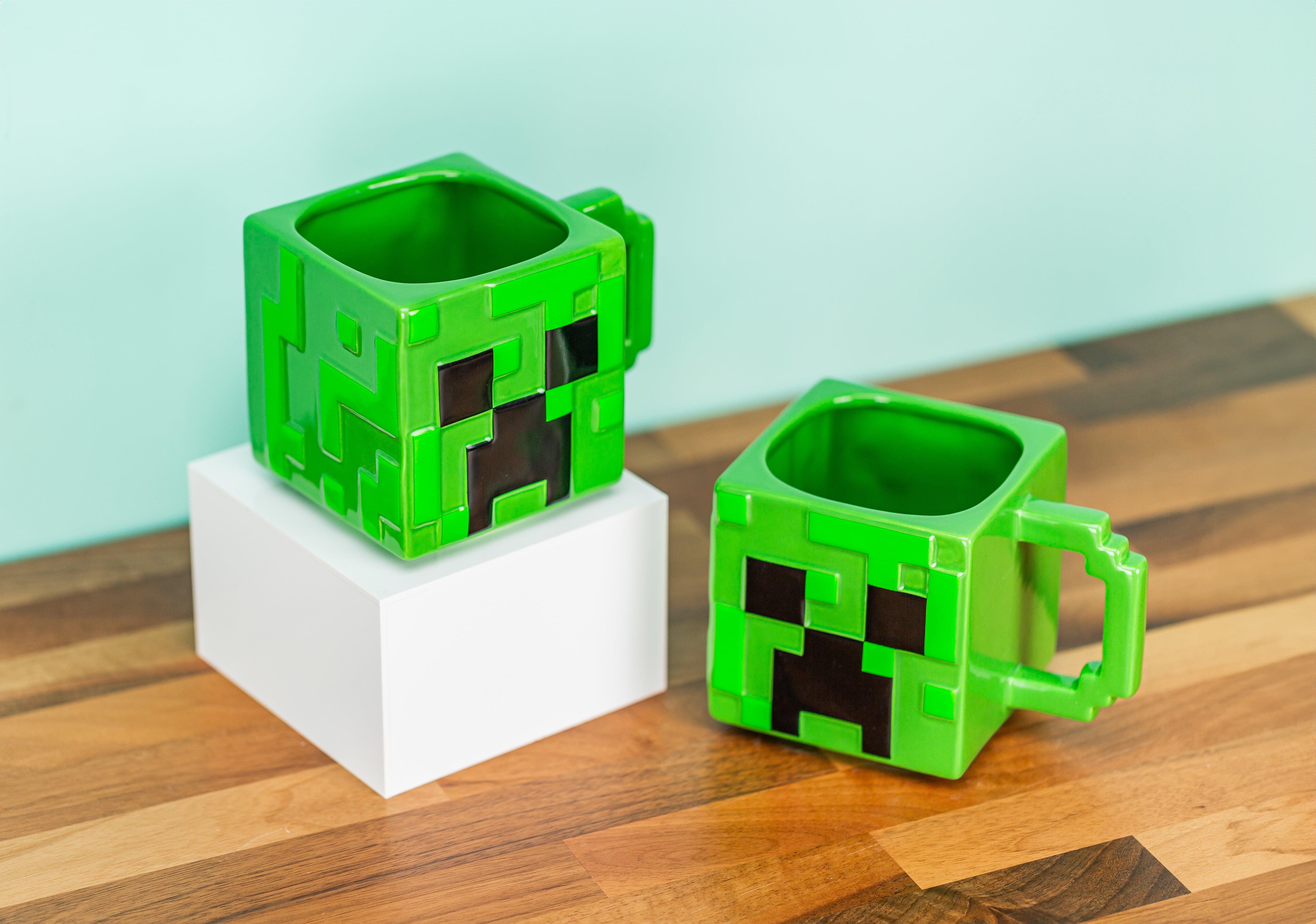Zak Designs 21oz Ceramic Sculpted Mug -  Minecraft Creeper