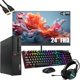 thumbnail image 1 of Lenovo ThinkCentre M710S SFF computadora de Escritorio with 24 Inch Monitor, 6th Gen Dual Core i3-6100, 16GB RAM 1TB SSD, VGA, DP, Teclado y ratón, WiFi, BT, Windows 10 Pro (Reacondicionado), 1 of 5