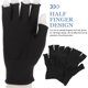 thumbnail image 3 of FOMIYES 15Pares Guantes De Trabajo De Nylon Negro Duraderos Y Transpirables Para Uso Profesional, 3 of 6