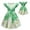 only dress, variant on Little Girls Tiana Costume Princess Dress Halloween Ruffle Sleeve Dress Outfit