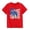 Red, variant on Odeerbi Toddler Kids Boys Girls 4th of July T-Shirt Short Sleeve American Flag Graphic Tee
