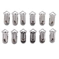 thumbnail image 2 of Lipstore 3-6pack 20 Metal Suspender Pacifier Webbing Mitten Clip w Round Plastic Insert 3 Pcs, 2 of 8