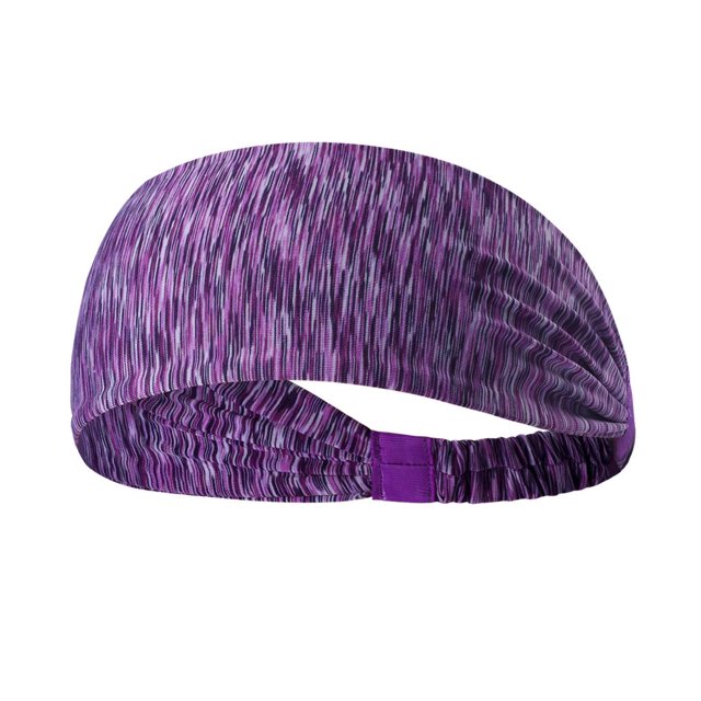 Diadema deportiva ancha para mujer, elástica, para Yoga, gimnasio, correr, cinta para el pelo Raya púrpura Zulema Venda del deporte del yoga