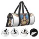 thumbnail image 3 of Fotbe American Giraffe Style Bolsa Deportiva de Lona Plegable con Estampado, Bolsa de Gimnasio con Bolsillo Seco/Húmedo, Bolsa de Viaje Ultraligera de Gran Capacidad, 3 of 6