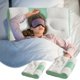 thumbnail image 1 of Almohada cervical ergonómica con espuma viscoelástica - Soporte para el cuello para quienes duermen de lado y de espaldas, verde, 15,7x23,6 pulgadas, 1 of 9