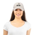 thumbnail image 5 of DALIX #1 Mom Hat Number One Mothers Day Gift Embroidered Baseball Cap in Beige, 5 of 6