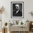 thumbnail image 4 of Historic Framed Print, [Luigi Facta, 1861-1930, bust portrait, facing left], 17-7/8" x 21-7/8", 4 of 9