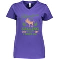 thumbnail image 3 of Inktastic Vintage Adventure is Calling and I Must Go with Moose Women's V-Neck T-Shirt, 3 of 5