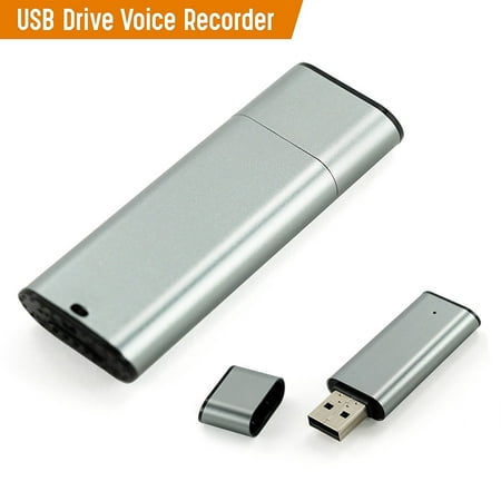 Voice Recorder Spy Gadget _ 8GB Memory Audio Dictaphone Device with Microphone Best for Recording Lectures _ Courts _