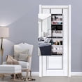thumbnail image 3 of Large Door Mounted Jewelry Cabinet with Full Size Mirror, White, 3 of 3