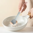 thumbnail image 4 of Clearance!Long Handle Non-Stick Pot Brush-Durable Kitchen Scrubber with No-Slip Grip,Safe for Cookware Cleaning,Dishwasher Safe Pot Scrub Brush for Household Use, 4 of 6