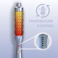 thumbnail image 3 of Cepillo iónico Cortex Beauty de 1.5" con control de temperatura: 4 ajustes de calor, antifrizz, doble voltaje, cable giratorio de 360°, peinado profesional (azul empolvado), 3 of 5