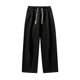 thumbnail image 2 of Pantalones largos para hombre, estilo exterior, moda, gruesos, lisos, informales, con cintura elástica y bolsillos, cargo, 2 of 4