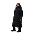 thumbnail image 3 of Columbia Women's Amaze Puff Long Hooded Down Jacket, 650 Fill Power, Omni-Shield Water Repellent, Black, X-Large, 213489, 3 of 6