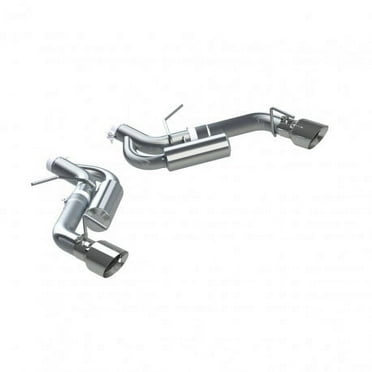 MBRP ARMOR PLUS 3in. Axle-Back Dual Tip Exhaust System, Stainless Steel, 33.50 x 16.50 x 10.00"