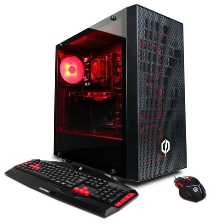 Refurbished CyberpowerPC GUA3120CPG Gamer Ultra Desktop Gaming PC with Gaming Keyboard/Mouse & Win 10 Home