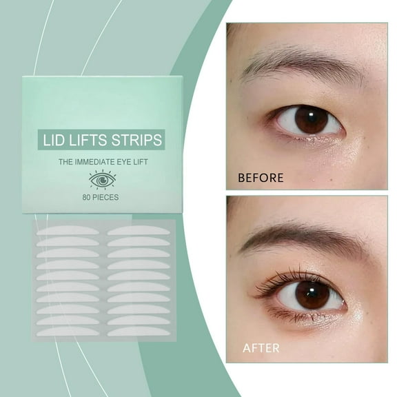 3D Shaping Eyelid Tape - Eye Lift Strips for Sagging Eyelids Double Eyelid Enhancer Instant Results for Natural Appearance