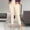 Beige, variant on Womens Straight Leg Pants High Waisted Stretchy Business Casual Work Pants Dress office Trousers with Pockets Beige L(L)