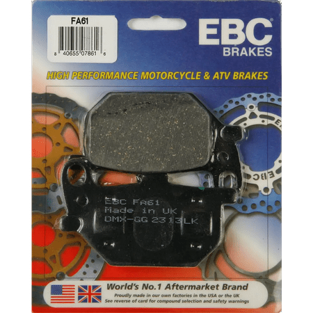 EBC Brakes Organic Brake Pad FA61