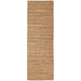 thumbnail image 4 of Ox Bay Ollie 2'6" x 7'9" Brown/Gold Striped Braided Jute Indoor Runner Area Rug, 4 of 10