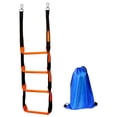 thumbnail image 2 of S SERENABLE Marine Rope Ladder Practical Swim Ladder for Inflatable Boat Dinghy Sailboat 4 Steps 30x114cm, 2 of 9