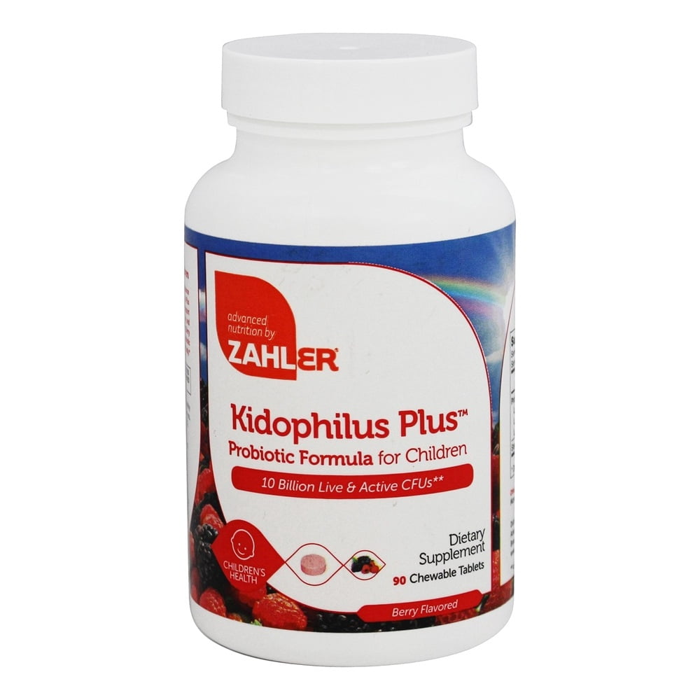 Zahler Kidophilus Plus, Chewable Kids Probiotics, All Natural Great