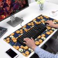 thumbnail image 2 of Long Mouse Pads for Desk,Happy Halloween Pumpkin Pattern Desk Mats on Top Of Desks, Desk Mouse Pad Extra Large with 3mm Non-Slip Base and Stitched Edge for Gaming,Office,Work,Home 31.5x15.7in, 2 of 5