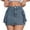 B Blue, variant on Women Cargo Camo Skirt Mini Y2K Flap Pockets Distressed Denim Skirts Slim Fit Jean Skirt Camouflage L