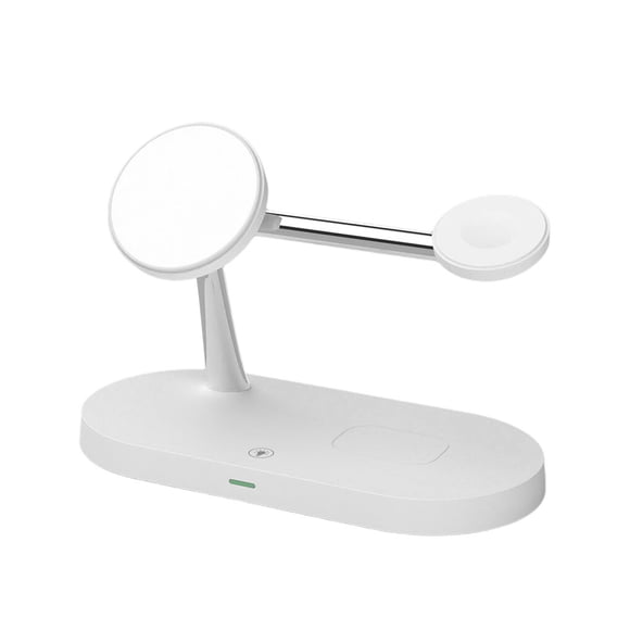 Seitruly Estación de carga inalámbrica, cargador de auriculares, Control táctil, soporte de carga portátil ajustable para cabecera, Cargadores de dispositivos electrónicos específicos Blanco