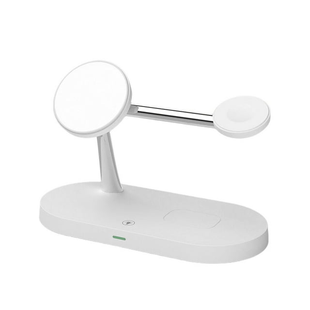 Seitruly Estación de carga inalámbrica, cargador de auriculares, Control táctil, soporte de carga portátil ajustable para cabecera, Cargadores de dispositivos electrónicos específicos Blanco