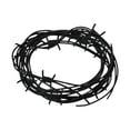 thumbnail image 2 of Halloween Fake Rusted Barbed Wire Decoration Soft Plastic Faux Barb Wire Prop Western Decor for Cowboy Christmas Party Simulation Wire Chain Cosplay Prop Costume Accessory,8.2 Foot Black, 2 of 9
