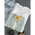 thumbnail image 3 of Cotton Bouquet I T-Shirt Women -Jennifer Paxton Parker Designs, Female Large, 3 of 4
