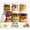 White, variant on Mason Jars, 16oz Overnight Oats Containers with Lids, 6 Pack Wide Mouth Glass Mason Jars with Airtight Lids, Sugar Bowls, Overnight Oats Jars for Yogurt, Meal Prep, Chia Pudding