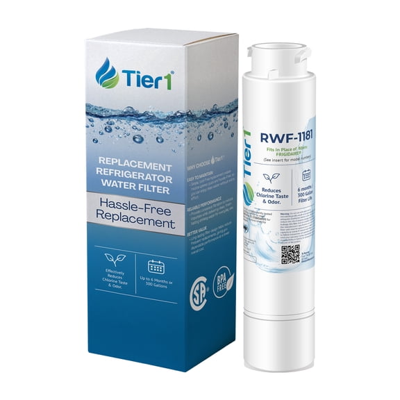 Tier1 807946701 Refrigerator Water Filter | Replacement for Pure Source II, EWF02, OPFF2-RF300, Fridge Filter