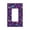 Style U, variant on Fuzoiu Bright Purple Butterflies Print Single Duplex Outlet Cover Plate, Light Switch Cover, for Receptacle Light Switch, Switch Cover Decorative Wallplate-Style T