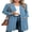 Smog Blue, variant on WUJINXIA Womens Lightweight Loose Fit Cardigan Coat Open Front Long Sleeve Sweater Jacket with Side Pockets