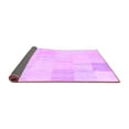 thumbnail image 2 of Ahgly Company Indoor Square Solid Purple Modern Area Rugs, 3' Square, 2 of 4