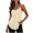 *Beige, variant on VBVC Women's Adjustable Strap Crew Neck Camisoles , Ladies' Lightweigh Curved Hem Tank Tops , Casual Summer Sleeveless Shirts For Women,Beige,S-2XL