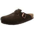thumbnail image 1 of Zapatos Birkenstock Boston, plantilla suave unisex, gamuza moca, 37 EU, 1 of 1
