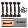 thumbnail image 6 of 10PCS Pull Handles Vintage Barn Door Handles Metal Gate Pull Handle Cabinet Handles for Drawer Dresser Cupboard Closet 4 Inch, 6 of 7