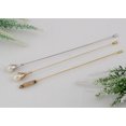 thumbnail image 4 of Vintage Hat Pin Classic Long Handle Geometric Hatpin And Hollow Out Pearl Stick Lapel Pins Pack of 3, 4 of 5