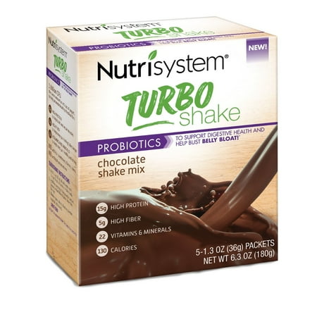 - , Chocolate Shake Mix, 5 Little Packets, Nutrisystem Turbo Shake Probiotics, Chocolate Shake Mix, 5 Little Packets By Nutrisystem Turbo Shake Probiotics