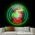 thumbnail image 4 of Handmadetneonsign Open Pho Neon Sign, Pho Led Light, Vietnamese Food Neon Light, Restaurant Wall Decor 66428, 4 of 5